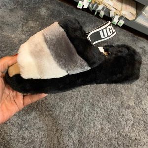 Ugg fur slides